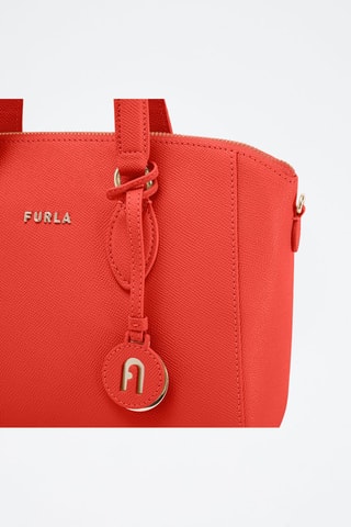 Sac à main en cuir de veau Minerva - Rouge