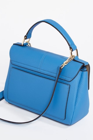 Sac à main en cuir de veau Dafne - Ciel