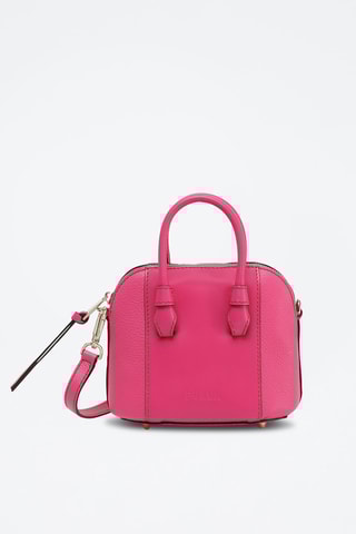 Sac à main en cuir de veau Miastella Mini - Fuchsia