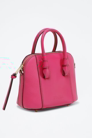 Sac à main en cuir de veau Miastella Mini - Fuchsia