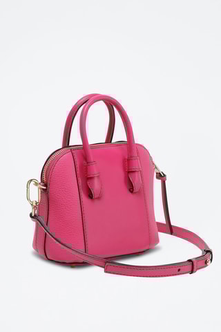 Sac à main en cuir de veau Miastella Mini - Fuchsia