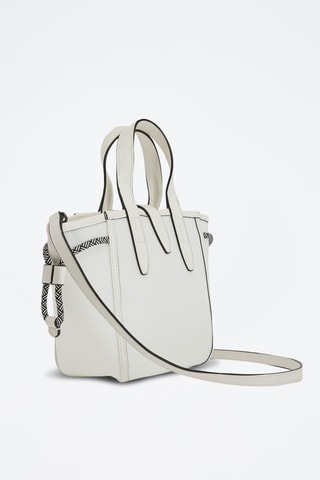 Sac à main en cuir Furla Net Mini - Blanc