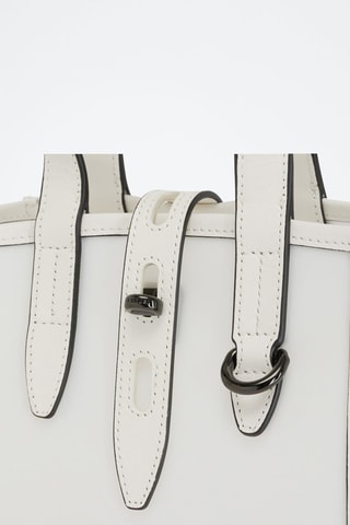 Sac à main en cuir Furla Net Mini - Blanc