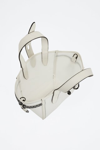 Sac à main en cuir Furla Net Mini - Blanc