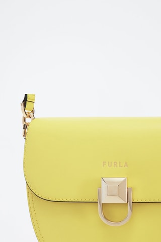 Sac à main en cuir de veau Circe - Jaune