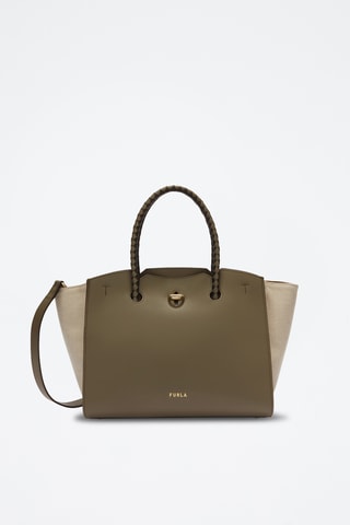 Sac à main en cuir Furla Genesi - Kaki