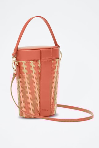 Sac seau Net Mini - Corail et jaune