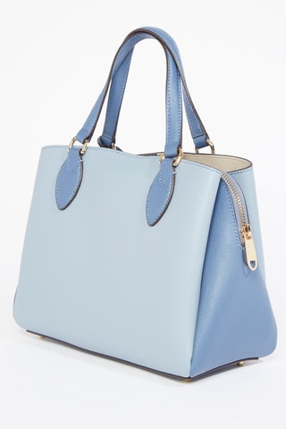 Sac à main en cuir de veau Minerva - Ciel