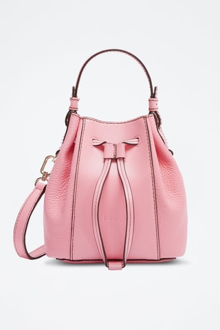 Sac seau en cuir Miastella - Rose