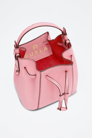 Sac seau en cuir Miastella - Rose