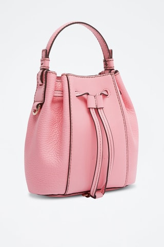 Sac seau en cuir Miastella - Rose