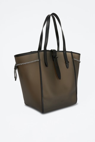 Sac porté épaule Net L - Marron foncé