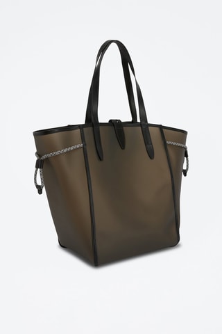 Sac porté épaule Net L - Marron foncé