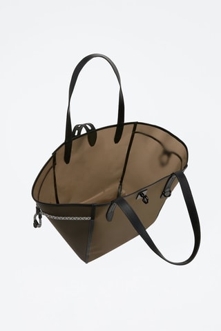 Sac porté épaule Net L - Marron foncé