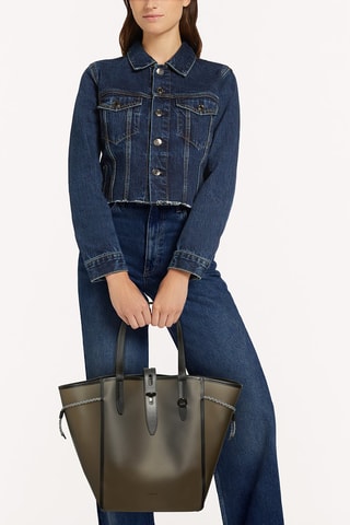 Sac porté épaule Net L - Marron foncé