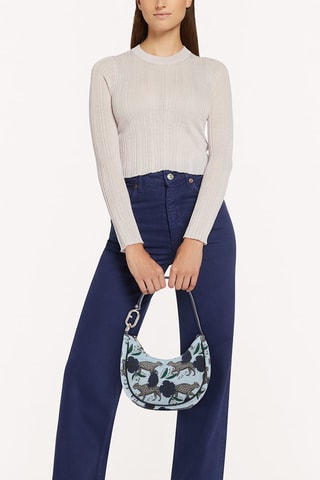 Sac porté épaule Primavera S   - Ciel