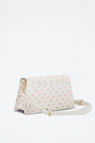 Sac porté épaule en cuir Zoé - Blanc