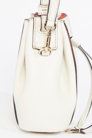 Sac seau en cuir de veau Miastella Mini - Beige
