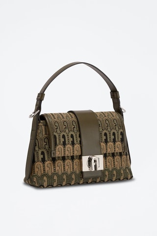 Sac porté épaule Charlotte S - Kaki