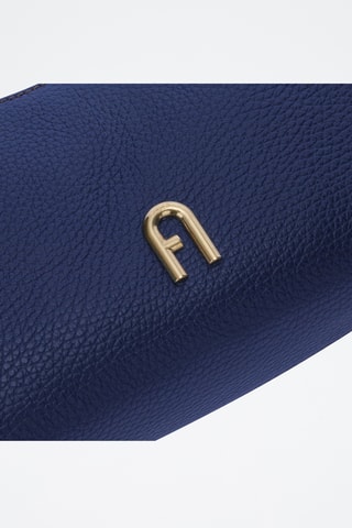 Sac porté épaule en cuir Furla Primula - Bleu