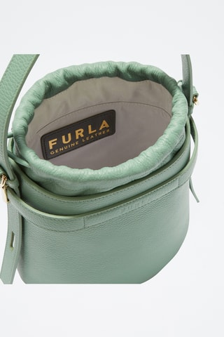 Sac seau en cuir Giove - Vert