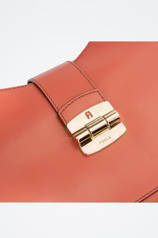 Sac porté épaule en cuir Furla Club 2 - Orange