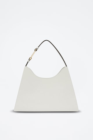 Sac porté épaule en cuir Furla Nuvola - Blanc