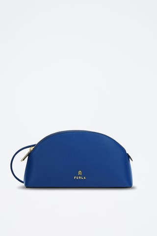 Sac bandoulière en cuir Furla Camelia - Bleu