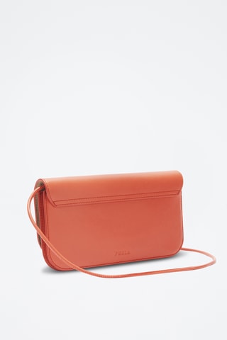 Sac bandoulière en cuir Furla Genesi - Orange