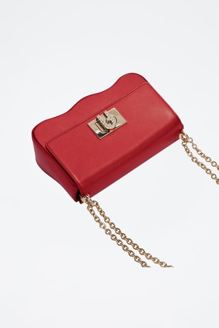 Sac bandoulière en cuir Furla 1927 - Rouge