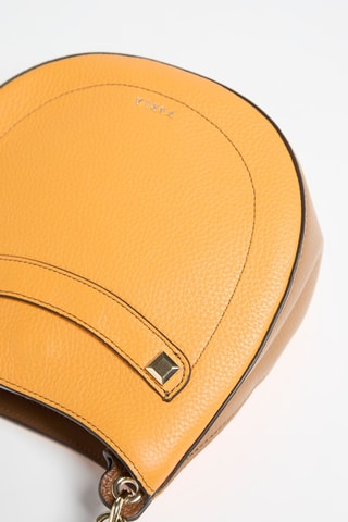 Sac bandoulière en cuir Afrodite - Moutarde