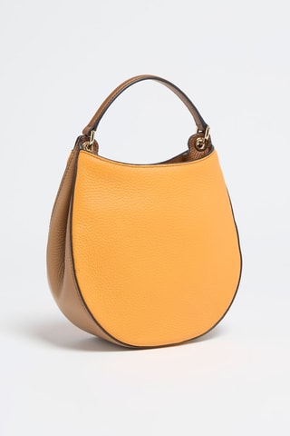 Sac bandoulière en cuir Afrodite - Moutarde