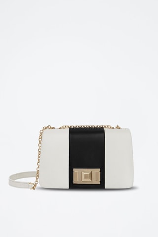 Sac bandoulière en cuir Lulu - Blanc