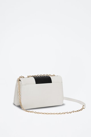 Sac bandoulière en cuir Lulu - Blanc