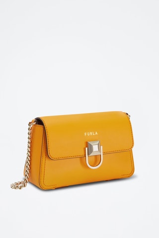 Sac bandoulière en cuir de veau Circe - Orange