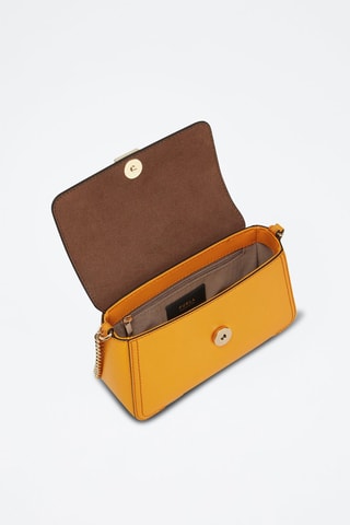 Sac bandoulière en cuir de veau Circe - Orange