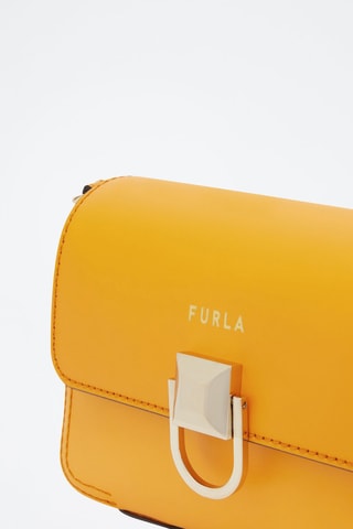 Sac bandoulière en cuir de veau Circe - Orange