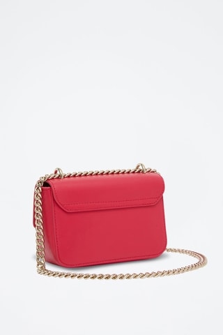 Sac bandoulière en cuir Metropolis - Fuchsia