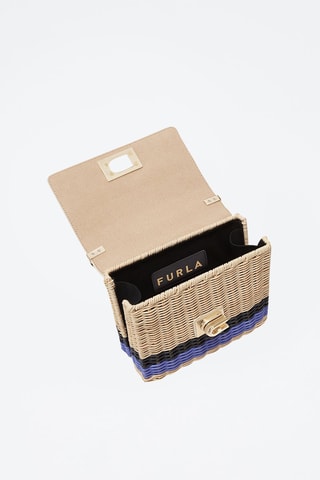 Sac bandoulière en cuir de veau 1927 Mini - Ecru et beige