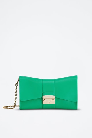 Sac bandoulière en cuir de veau Metropolis - Vert