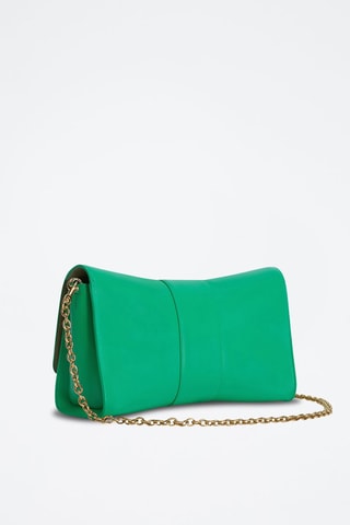 Sac bandoulière en cuir de veau Metropolis - Vert