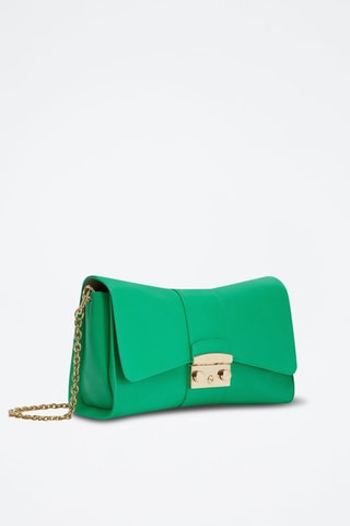 Sac bandoulière en cuir de veau Metropolis - Vert