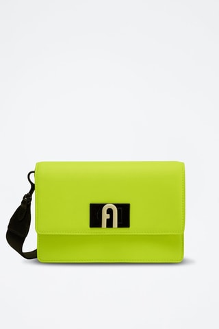 Sac bandoulière en cuir de bélier nappa 1927 Soft - Vert fluo