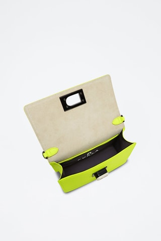 Sac bandoulière en cuir de bélier nappa 1927 Soft - Vert fluo