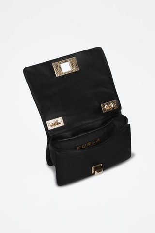 Sac bandoulière en cuir Lulu - Noir