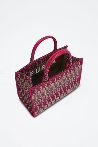 Cabas Opportunity - Fuchsia et blanc