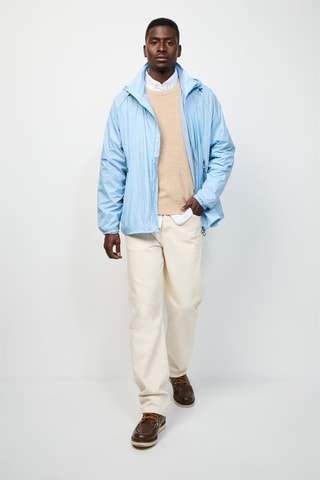 Parca com capuz Mistral - Azul-claro