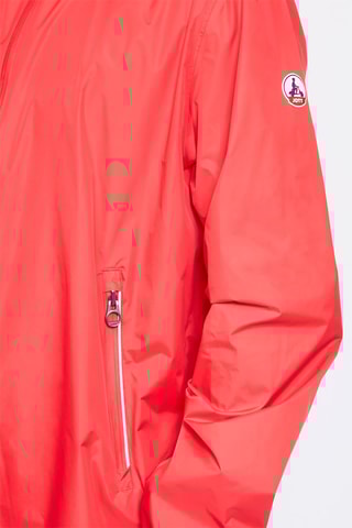 Corta-vento com capuz Stockholm - Vermelho