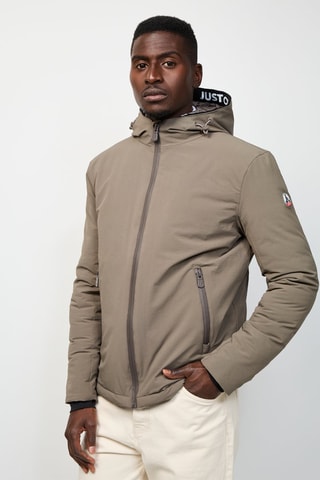 Casaco com capuz Artic - Toupeira