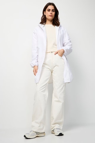 Parca com capuz Copenhagen - Branco